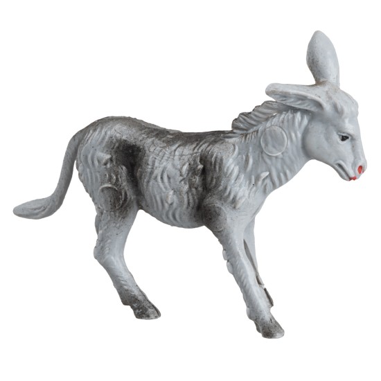 copy of Standing Donkey series 10 cm for Mondo Presepi nativity scene