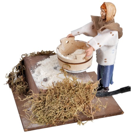 copy of Giuseppe with lantern series 12 cm in motion with light