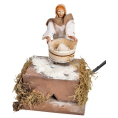 copy of Giuseppe with lantern series 12 cm in motion with light