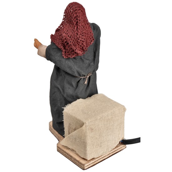 Mujer que llama serie 15 cm en movimiento para belén Mundo