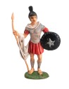 Soldado romano con lanza y escudo 10 cm para belén Mondo