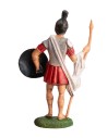 Soldato romano con lancia e scudo 10 cm per presepe Mondo