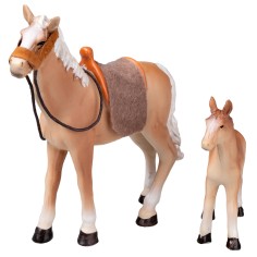 Cavallo in resina h 11 cm per presepe Mondo Presepi