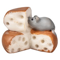 Ratón que come queso 2,5x1,5x1,8 h para belén