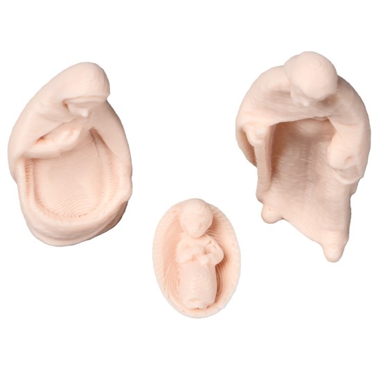 Mini Natividad moderna para Pesebre serie 4 cm para pesebre Mundo