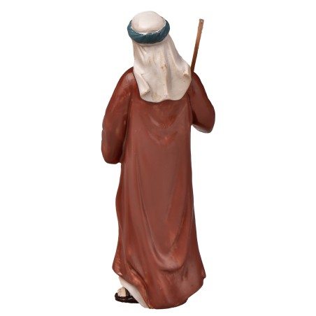 Resin Saint Joseph 8 cm for Nativity Scene by Mondo Presepi