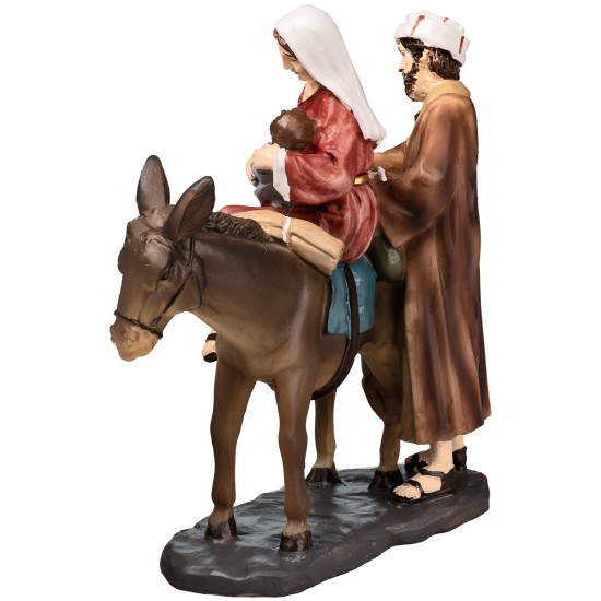 Huida a Egipto serie 13 cm en resina para belén Mondo Presepi