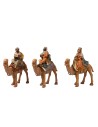 Set 3 Re Magi a cammello serie 10 cm Euromarchi per presepe