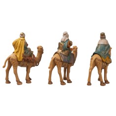 Set 3 Re Magi a cammello serie 10 cm Euromarchi per presepe 2