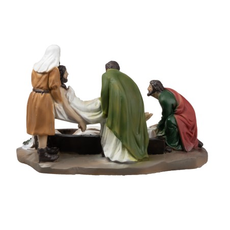 Estatuas de resina 14 estaciones Vía Crucis cm 9 para belén Mundo