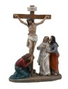 Resin statues 14 stations Way of the Cross 9 cm for Mondo nativity scene