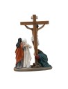 Estatuas de resina 14 estaciones Vía Crucis cm 9 para belén Mundo