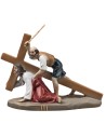 Estatuas de resina 14 estaciones Vía Crucis cm 9 para belén Mundo