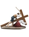 Resin statues 14 stations Way of the Cross 9 cm for Mondo nativity scene