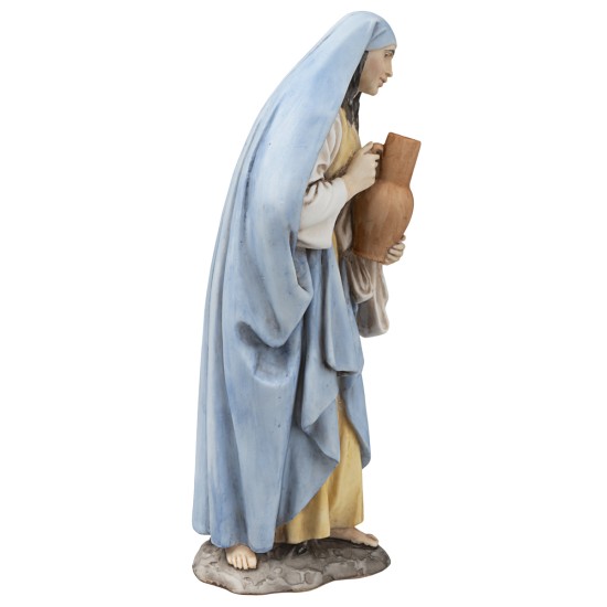 Donna con anfora in resina Landi Moranduzzo 15 cm per presepe