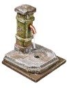 Fontana a colonna in polistirene cm 7x7x8,5 h per presepe Mondo