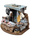 Bottega del pescivendolo 20x14x15cm