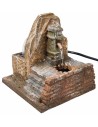 Fontana a colonna con pompa funzionante cm 13,5x13x14 h per