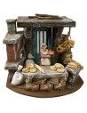 Taller del panadero 20x14x15,5 cm para belén Mundo Pesebres