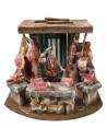 Butcher's shop 20x14x15cm for nativity scene Mondo Presepi