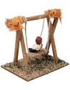 Child on the swing h 10 cm for nativity scene Mondo Presepi