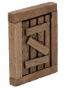 Wooden window with openable sash cm 4.5x0.8x5.7 h for