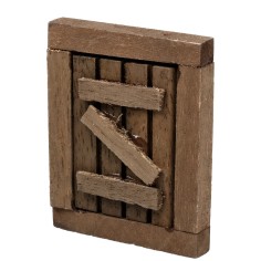 Ventana de madera con hoja abatible cm 4,5x0,8x5,7 h para