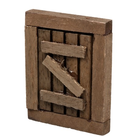 Wooden window with openable sash cm 4.5x0.8x5.7 h for