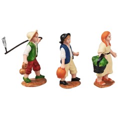 Set 3 bambini serie 10 cm in pvc per presepe Mondo Presepi 2