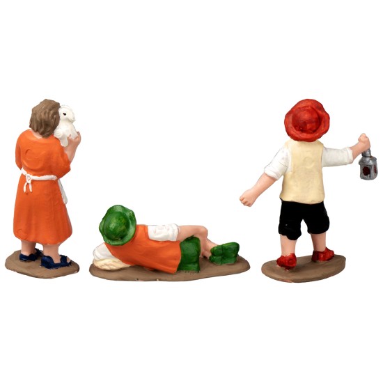 Conjunto 3 niños serie 10 cm para belén Mundo Pesebres