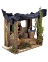 Bottega di mercato con brocche e recipienti cm 13,5x7x13 h