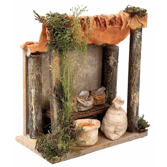 Tienda de mercado con jarras y recipientes cm 13x7x14 h para