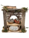Fisherman's shop cm 13x8x14.5 h for nativity scene Mondo Presepi