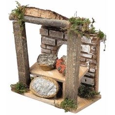 Bottega del pescatore cm 13x8x14,5 h per presepe Mondo Presepi 2