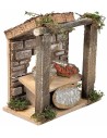 Fisherman's shop cm 13x8x14.5 h for nativity scene Mondo Presepi