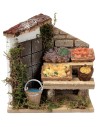 Greengrocer's shop cm 13.5x7.5x14.5 h for Mondo nativity scene