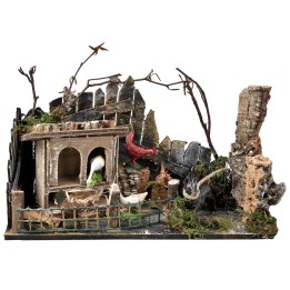 Enclosure with animals cm 23.5x10x13 h