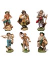 Set of 6 figurines 10 cm for nativity scene by Mondo Presepi