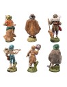 Set of 6 figurines 10 cm for nativity scene by Mondo Presepi