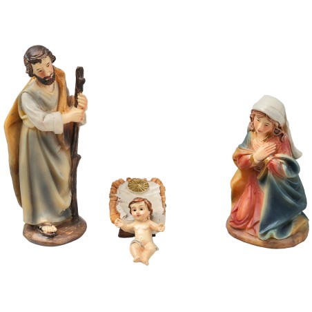 Natividad 3 figuras en resina cm 20 para belén Mundo Pesebres