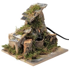 copy of Fountain with arch and cork wall with pump 2