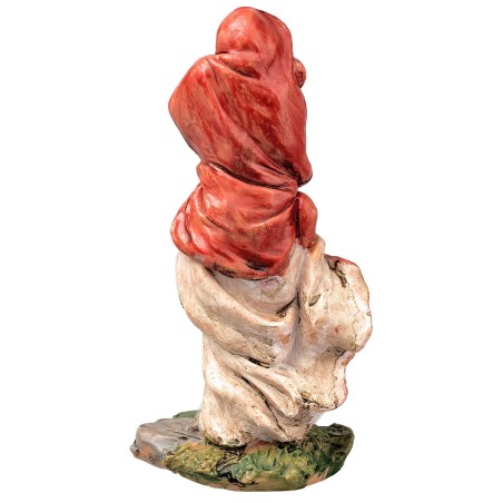 Woman with baby in her arms 13 cm for nativity scene Mondo Presepi