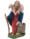 Pastor con perro y oveja al hombro 13 cm para belén Mundo