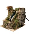 Resin waterfall with side bark complete with pump