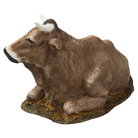 Resin ox by Landi Moranduzzo for 15 cm nativity scene statues