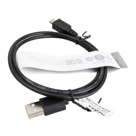 USB 2.0 cable male - mini male 5 pin 1.0 m black for