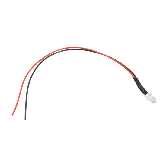 Led 5 mm Arancione pulsante 12 Volt