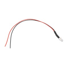 5 mm Yellow LED button 12 Volt
