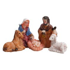 Natividad en resina serie 6 cm para belén Mundo Pesebres