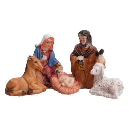 Natividad en resina serie 6 cm para belén Mundo Pesebres